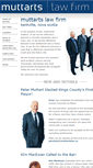 Mobile Screenshot of muttartslaw.ca
